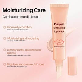Mascarilla Labial Hidratante 15g Exfoliante Suave Base para Maquillaje Cuidado Diario de Labios Secos