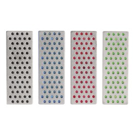 HARFINGTON 4pcs Diamond Sharpening Stone Set 240/360/500/1000 Grit Knife Sharpening Stone Surface Plate for knives Scissors Kitchen Tools