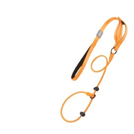 Arlinens Slip Lead For Dogs,Collar Dog Training Lead,1.6m Lightweight & Durable Nylon Slip Leads, Easy to Slip On,with Double Handle Heavy Duty Dog Leash, No Pull Puppy Walking Leash (Orange)