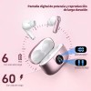 Audífonos inalámbricos bluetooth Occiam P91 In Ears Color Rosa -