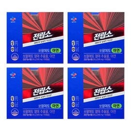 CJ Jeonlipso Saw Palmetto Zinc 500mg x 60 Capsules 4 Boxes / CJ 전립소 쏘팔메토 아연 500mg x 60캡슐 4박스
