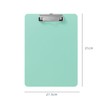 Plastic Clipboards,3 PCS A4 Plastic Writing Pad,Colourful Clip Board, Multicolour