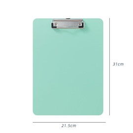 Plastic Clipboards,3 PCS A4 Plastic Writing Pad,Colourful Clip Board, Multicolour A4 Clipboard with Hanging Hole and Metal Clip for Office, Work, Classroom, Business.