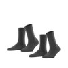 ESPRIT Women's Basic Pure 2-Pack Socks Breathable Organic Cotton Reinforced