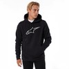 Alpinestars Ageless V3 Pullover Hoodie (Large, Black/Gray)