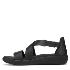 Vionic Women's Harmony RX Sandal, Black Leather, 8.5 Wide