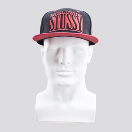 MIAOMANZI PVC Mannequin Head Black Male Manikin Dummy Stand Model Display Hat Scarf Wigs Hair Glasses Hat Beauty Styling Tool (Matte white)