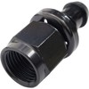 通用 2Pcs Aluminium 6AN Straight Push On Fuel Hose Fitting