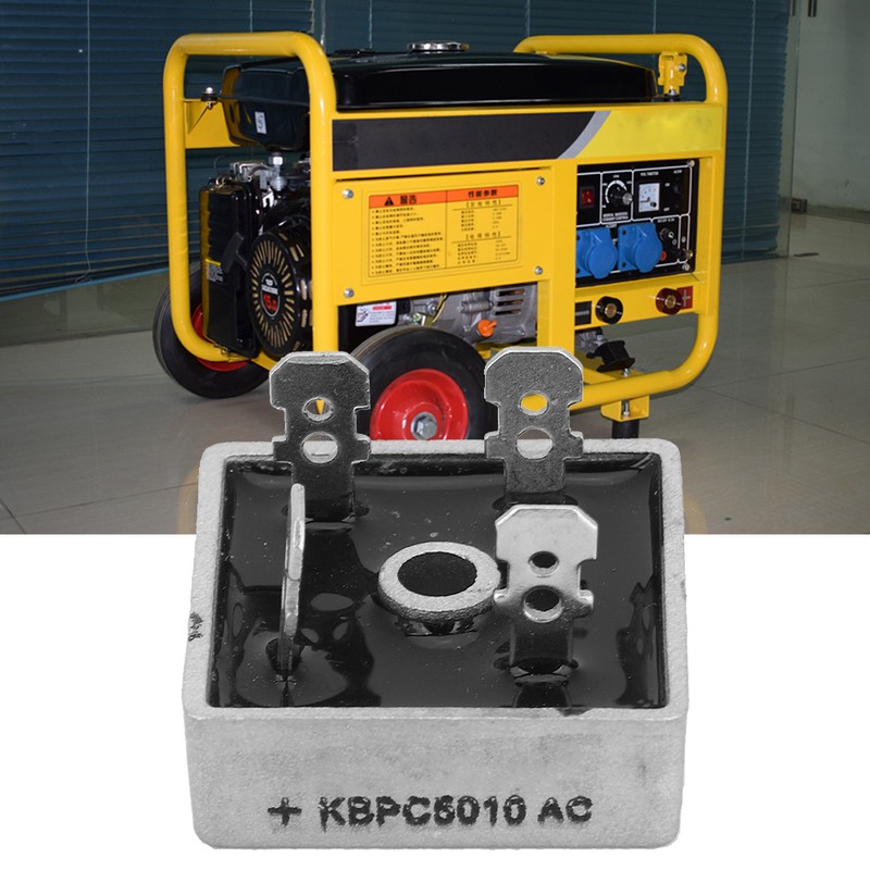 10pcs 50A 1000V 4 Pin Square Metal Case Bridge Rectifier