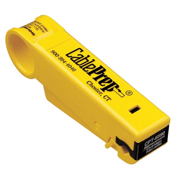 CABLE PREP CPT-6590S Cable Stripper,1/4 Prep w/Stop,RG 6/59