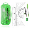 Maths Set | 8Pcs Compass Maths Protractor and Compass Set