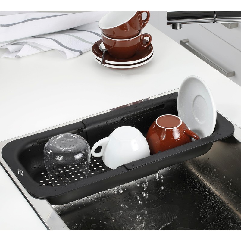 KÜCHENPROFI Extendable Sink Strainer, Universal Colander for All Sinks, for