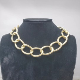 Mystique gold link chain necklace NWT