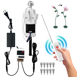 Artificial Flower Control,Mechanical Flowers Automatic Open Closing Motor,Glowing Flower Motor,Simulation Flower Opener,Multifunctional DIY Mechanical Moving Flowers Engines for Wedding Props