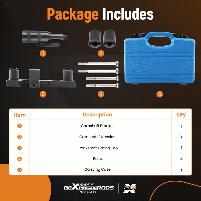 maXpeedingrods Camshaft & Crankshaft Timing Locking Tool Kit, Compatible with
