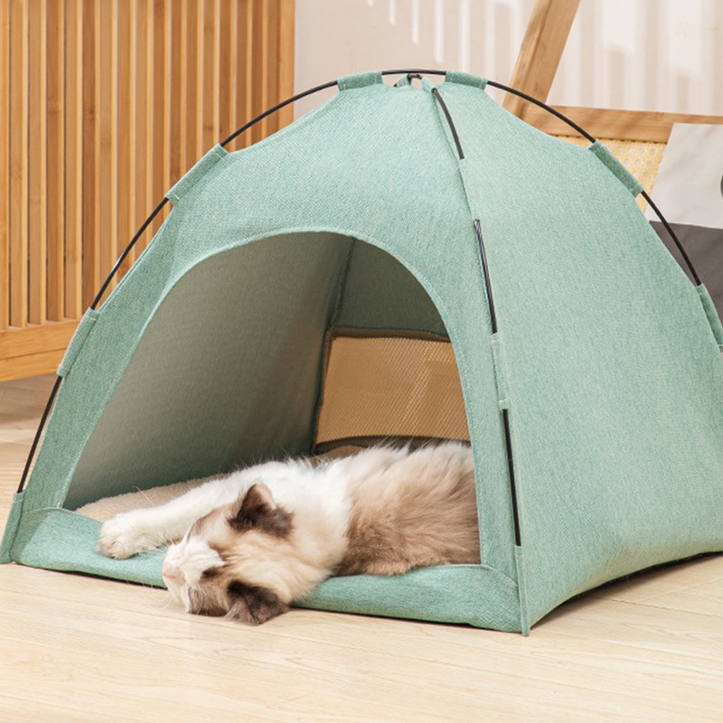 Cat Tent Bed Large Space Breathable Comfortable Washable Pet Tent
