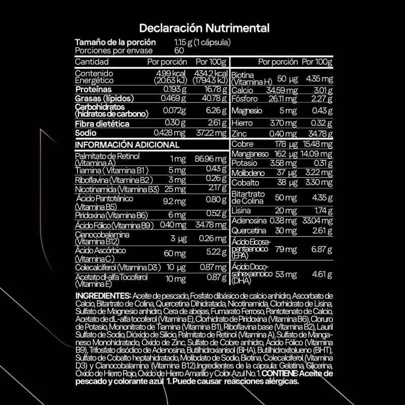 Multivitamínico Hombre Vitamina Minerales