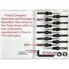 FTG USA 12 Pc #6 (9/64") Countersink Drill Bit Set