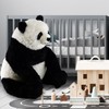 Large 22" Soft Plush Sitting Panda Bear Toy White &