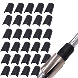 rflaueo 60 pcs 1in Black Plastic Wire Shelf Clips – Easy Locking Shelf Brackets & Supports for Post Shelvings(U114-60)