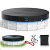 COSYUMI 18ft Above Ground Pool Cover, 420D Oxford Fabric with