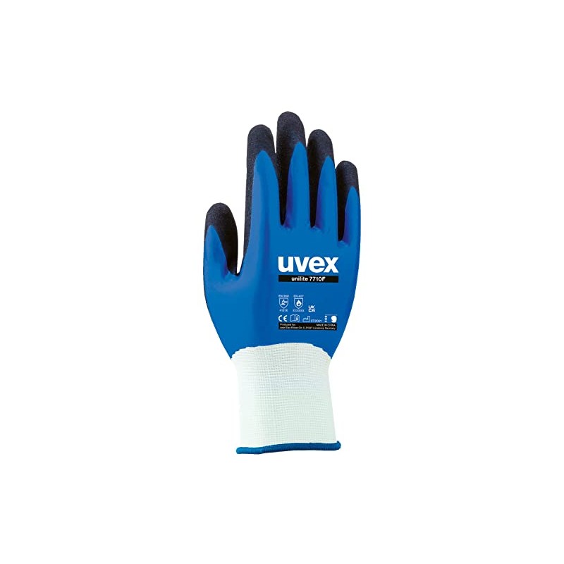 Uvex unilite 7710F: Fully coated multi-purpose gloves for heavy-duty work