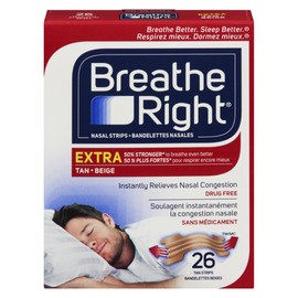 Breathe Right Extra Tan 26ct