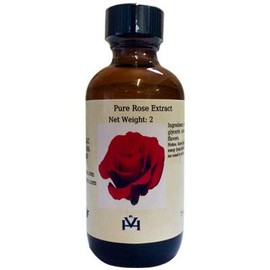 OliveNation Rose Extract, Premium Quality Floral Flavoring Extract for Baking, Cooking, Desserts - 16 ounces