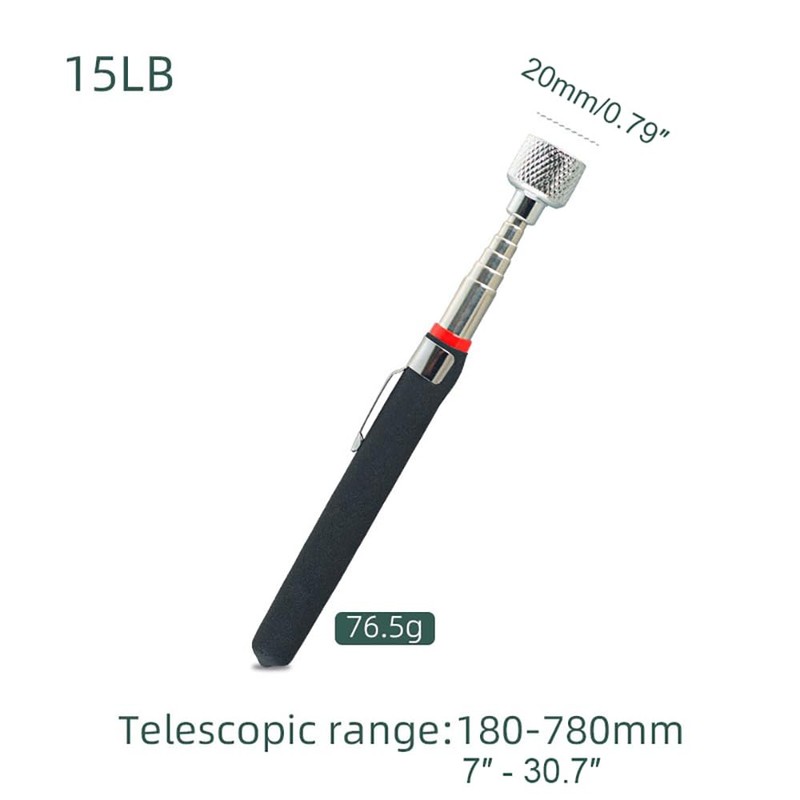 Takelablaze 3 Pack Telescoping Magnet Pick-up Tool Set Including Flexible