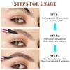 Eyebrow Pencil with 4 Tips Micro Head, Eyebrow Pencil Micro