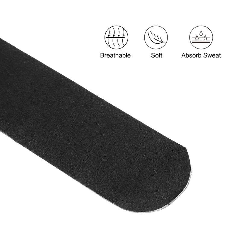 PATIKIL 9" Golf Hat Sweat Liner, 80 Pcs Disposable Cap