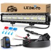 LEDKITO 20 Inch LED Light Bar Kit with 5 Pin