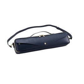 [Pearl Flute x Legato Largo] Legato Largo Pearl Flute Collaboration Flute Case Cover #Navy C Foot / H Foot Tube Dual Use Flute Mat Included LL-FLCH3#NV