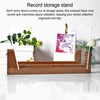 Vinyl Record Storage Holder Wooden Acrylic Multifunctional Retro Vinyl Record