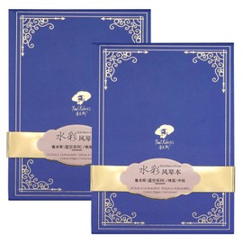 Paul Rubens Watercolour Sketchbook,140lb/300gsm Acid-Free 50% Cotton Organ Style Watercolour Journal Paper, Cold Pressed Small Watercolour Pad 20 Sheets(2 Pack) 5.8 x 4.1 Inches