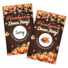 JMYROG 50 Pack Friendsgiving Dinner Party Scratch Off Game, Turkey