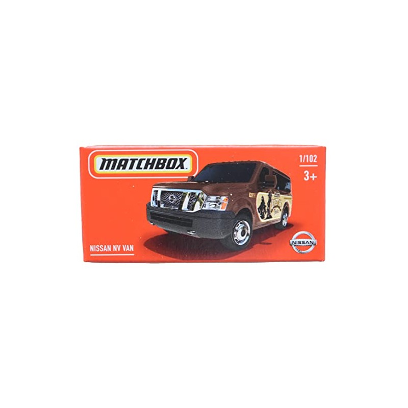 Matchbox Nissan NV Van, Brown