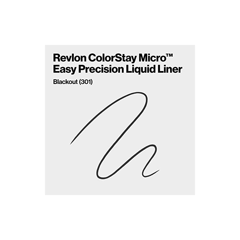 Revlon Colorstay Micro Easy Precision Liquid Liner, 301 Negro