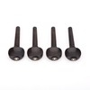 1Set Ebony Wood Violin Parts 4/4 Fittings Chinrest Pegs Tailpiece
