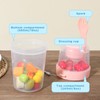 4 Pack Portable Breakfast Cups with Lids and Spoon, 27