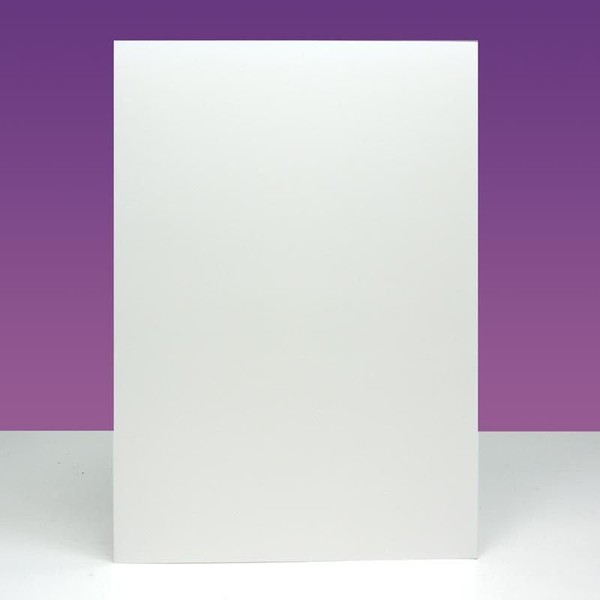 Pack of 10 Card Blanks & Envelopes - White -