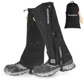 ROCKBROS Gaiters Waterproof Warm Rain Gaiters Snow Gaiters for Outdoor Hiking, Snow Hiking and Climbing Men Women S-3XL