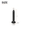 DTGN #7x1" Black Screws - 25Pack - 304 Stainless Steel