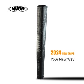 Winn 2024 New Putter Grip - Jumbo Lite Pistol Black