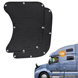 Side Window Sun Shade for Semi Truck, Interior UV Protection Truck Windows Shades RV Semi Truck Accessories Compatible with Freightliner, Volvo VNL, International Trucks