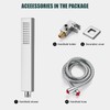 Heyalan SUS304 Stainless Steel Handheld Shower Wand High Pressure Luxury