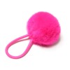 SUSULU Furry Hair Elastic Bands Faux Rabbit Fur Pompom Hair