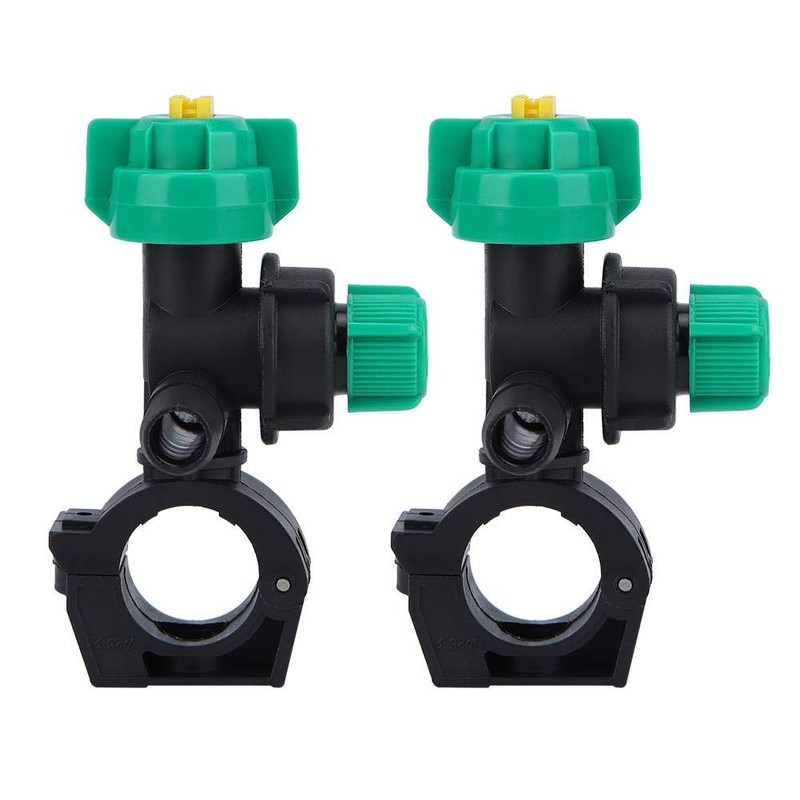 AUNMAS Fan Misting Nozzle, 2Pcs External Thread Agricultural Sprayer Fan