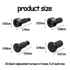 20pcs Replacement Doorbell Screw Set, Smart Doorbell Screws, Ring Doorbell Spare Screws, Fastening Screw Replacement, Universal Doorbell Screw Accessories