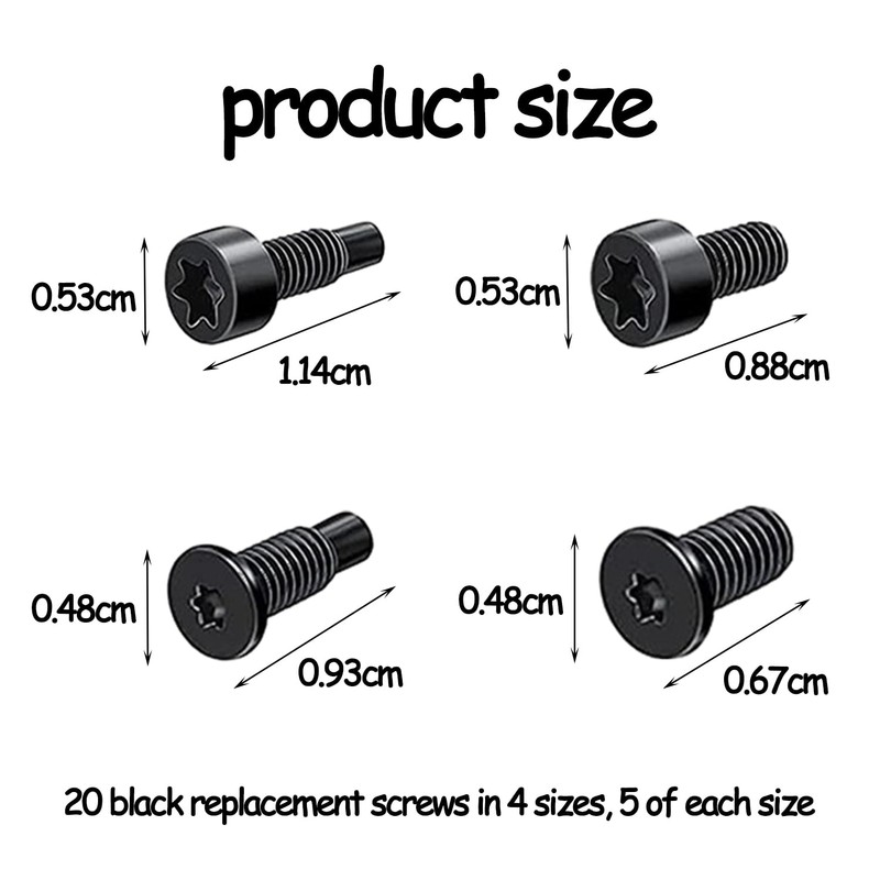 20pcs Replacement Doorbell Screw Set, Smart Doorbell Screws, Ring Doorbell